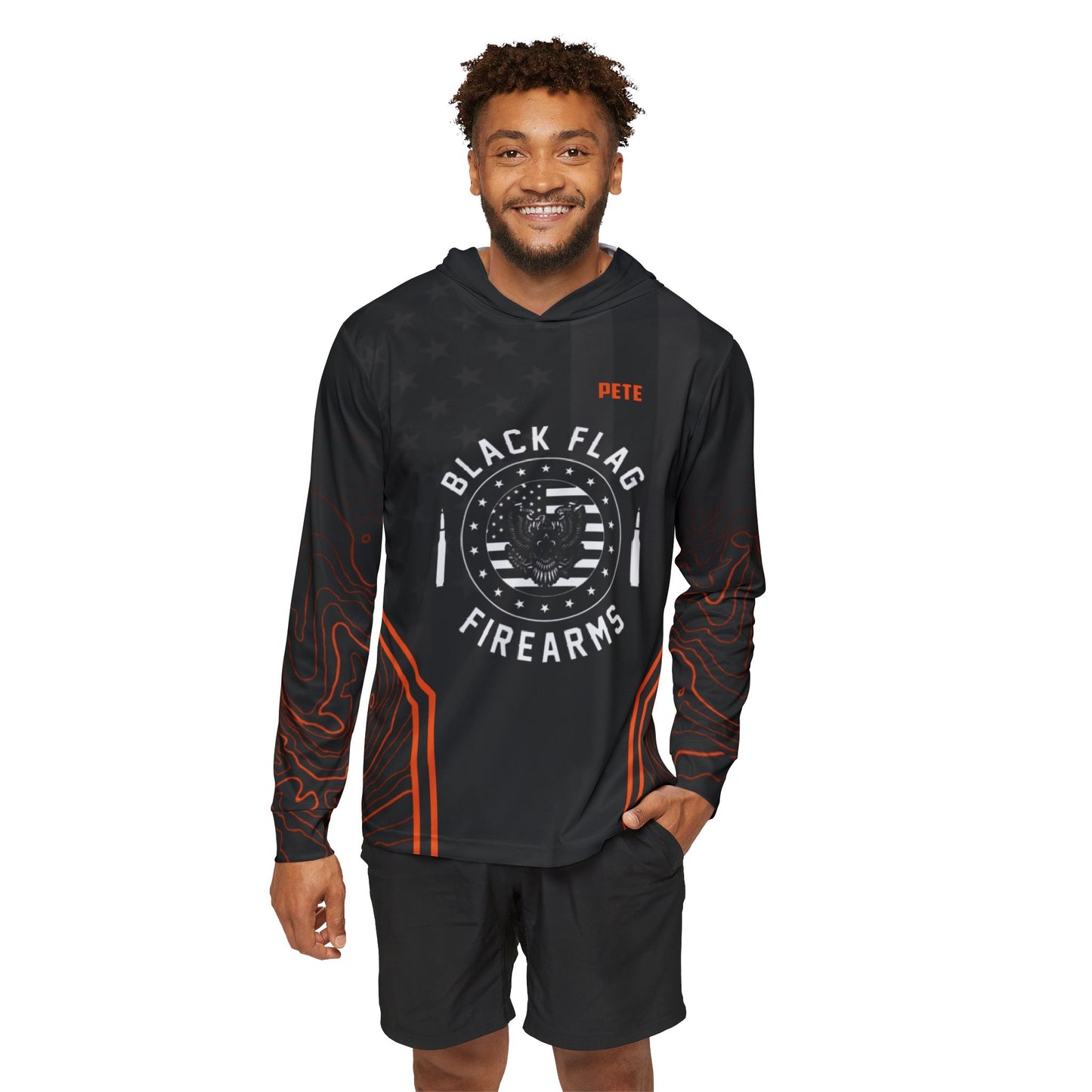 Pete Black Flag Firearms Warmup Hoodie