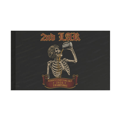 2026 Hardest Partying Unit Champions Flag Horizontal