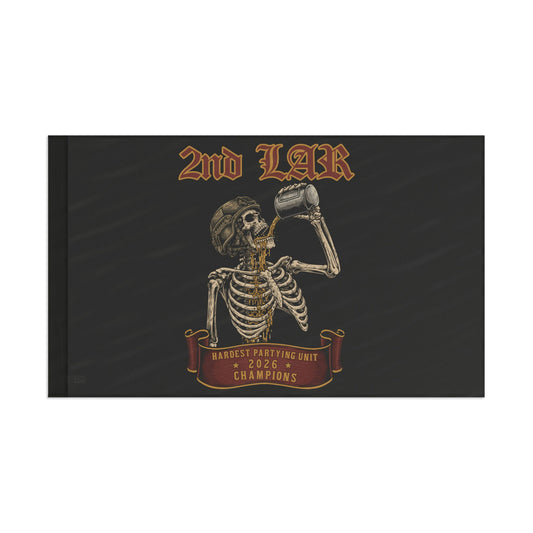 2026 Hardest Partying Unit Champions Flag Horizontal